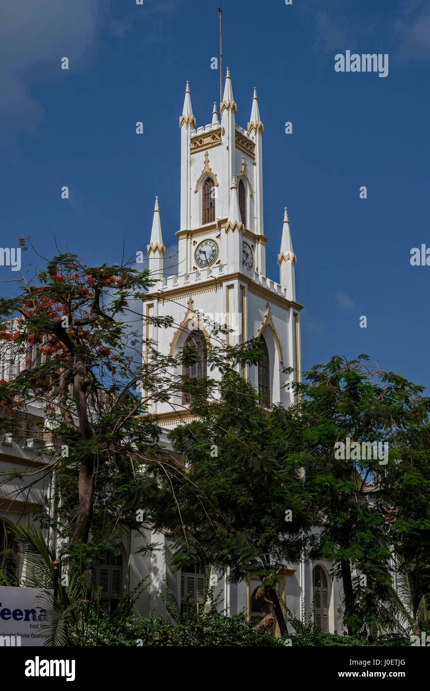 St thomas cathedral, mumbai, maharashtra, india, asia Stock Photo