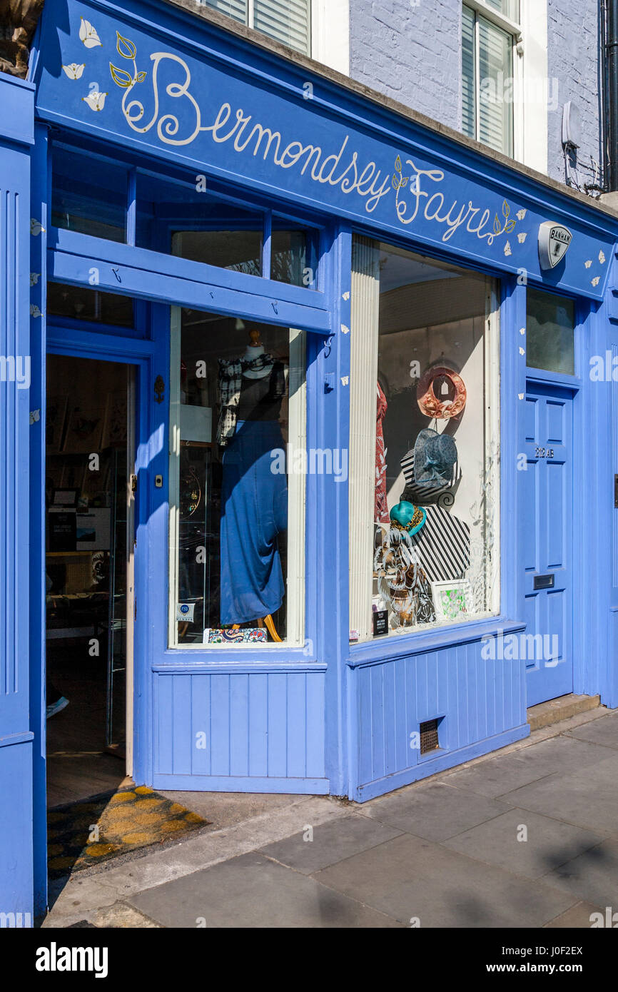 Bermondsey Fayre Clothes and Gift Shop, Bermondsey Street, London