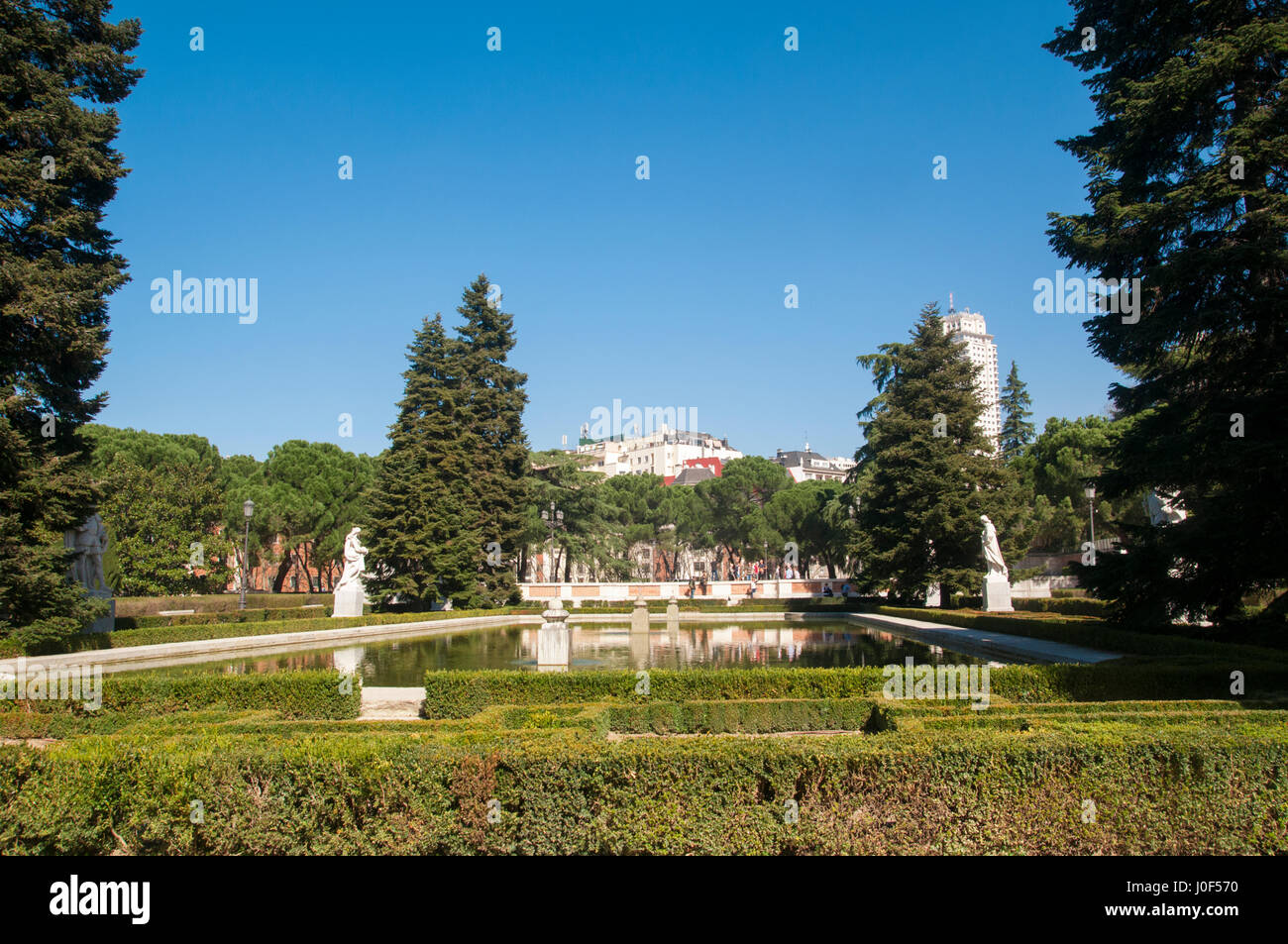 Parque del Campo del Moro, Madrid, Spain Stock Photo