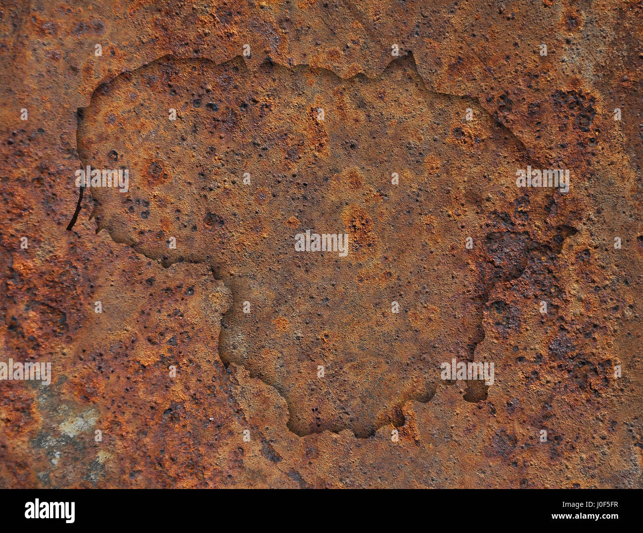 Map of Lithuania on rusty metal Stock Photo - Alamy