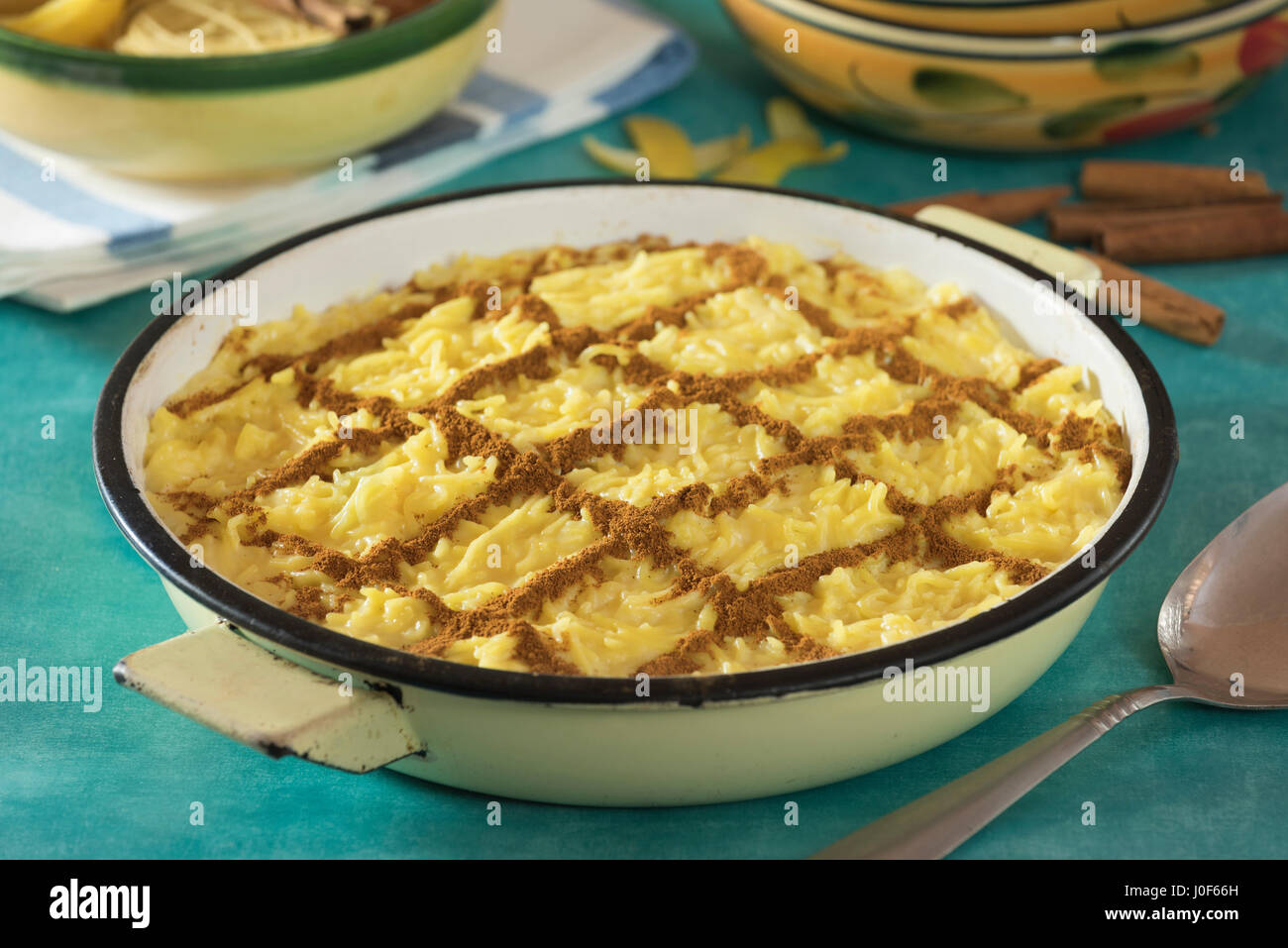Aletria. Portuguese sweet pasta dessert. Portugal Food Stock Photo Alamy