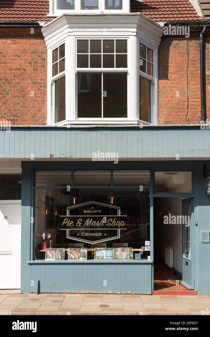 Shelley's Pie and Mash Shop Cromer Norfolk UK Stock Photo Alamy