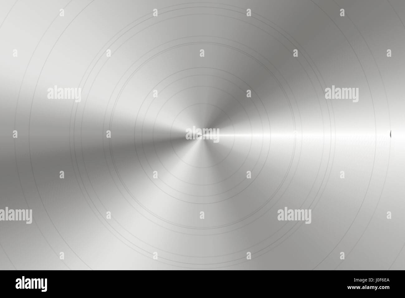Bright glossy round polished metal horizontal background Stock Vector