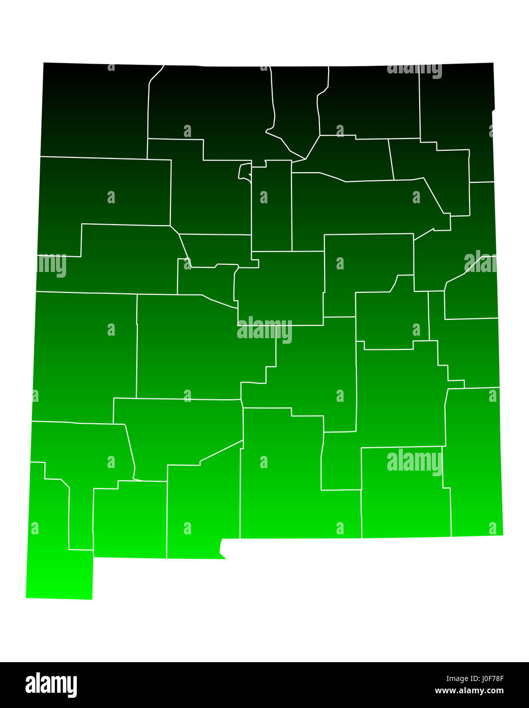 Map of new mexico hi-res stock photography and images - Alamy