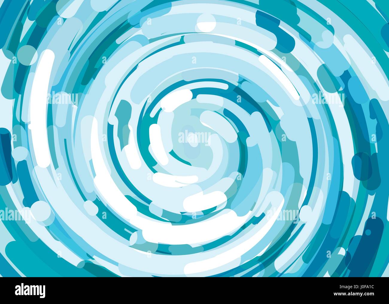 Abstract background with waves of blue fresh water Stock Vector Image ...