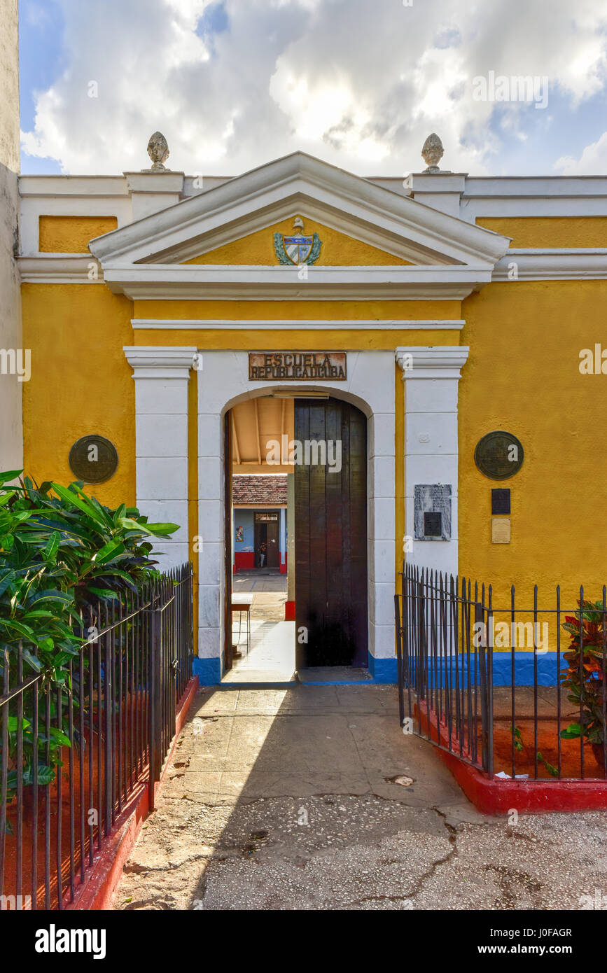 Elementary school for young students in Trinidad, Cuba Stock Photo - Alamy Elementary school for young students in Trinidad, Cuba Stock Photo - Alamy