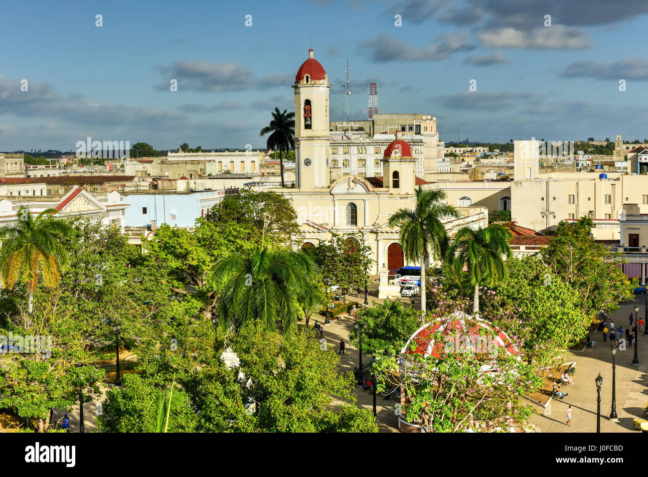Panoramic view over the city of Cienfuegos, Cuba. Stock Photo