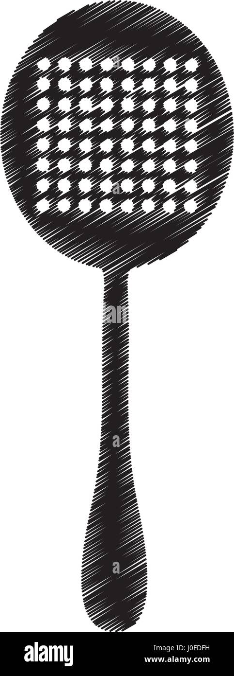 spoon kitchen cutlery isolated icon Stock Vector Image & Art - Alamy