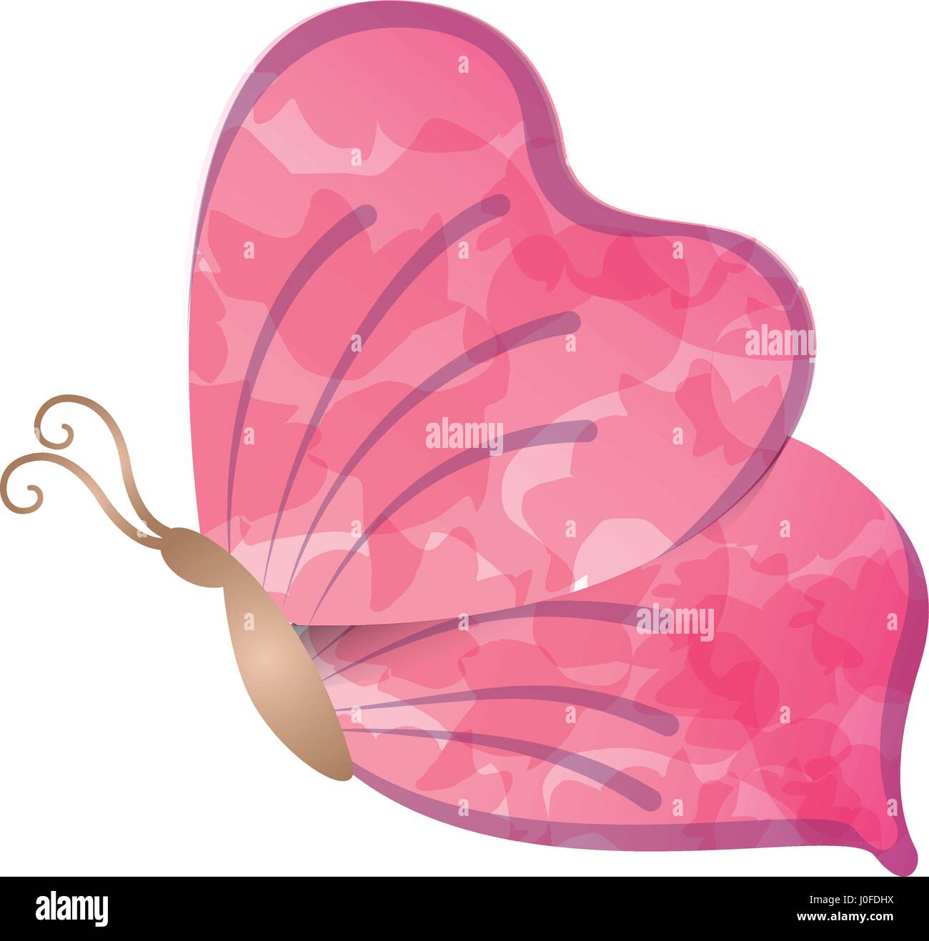 cute butterfly isolated icon Stock Vector Image & Art - Alamy