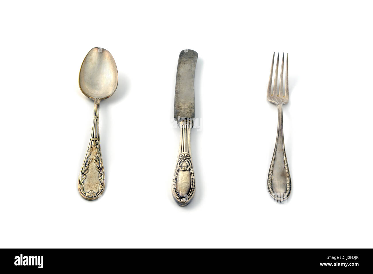 Antique silverware hi-res stock photography and images - Alamy