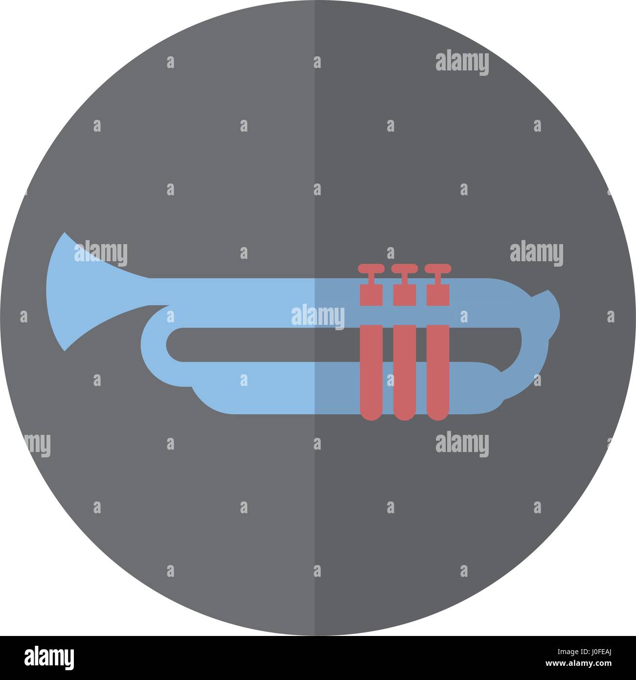 trumpet instrument isolated icon Stock Vector Image & Art - Alamy