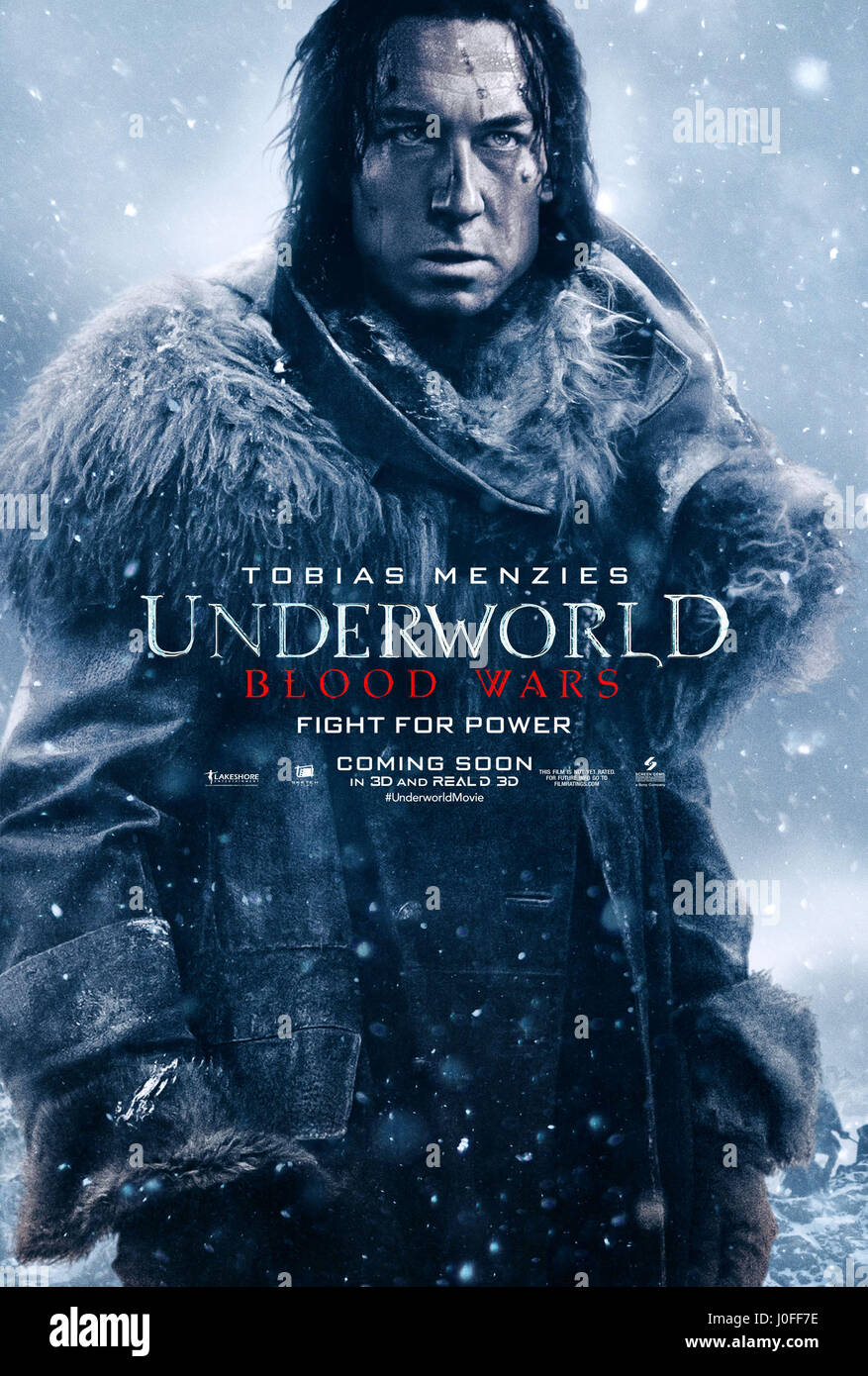 RELEASE DATE: January 6, 2017 TITLE: Underworld: Blood Wars STUDIO: Sony Pictures DIRECTOR: Anna Foerster PLOT: Vampire death dealer, Selene (Kate Beckinsale) fights to end the eternal war between the Lycan clan and the Vampire faction that betrayed her STARRING: Tobias Menzies Poster Art. (Credit Image: © Sony Pictures/Entertainment Pictures) Stock Photo