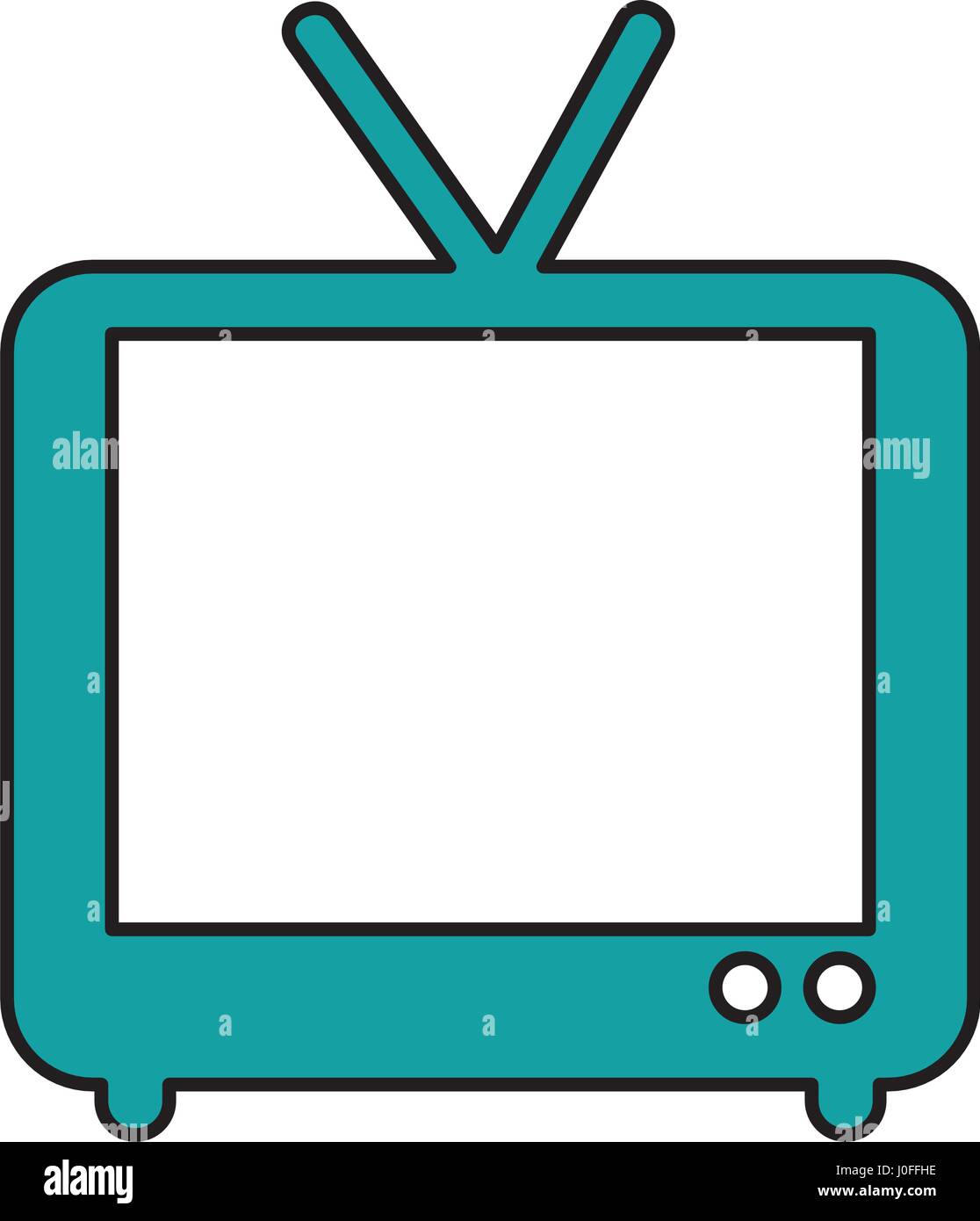 retro tv isolated icon Stock Vector Image & Art - Alamy