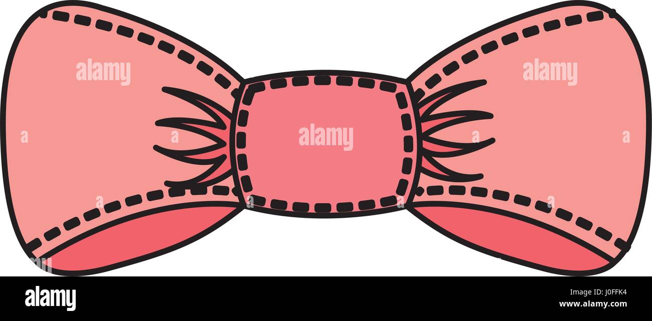 bow with ribbon isolated icon Stock Vector Image & Art - Alamy