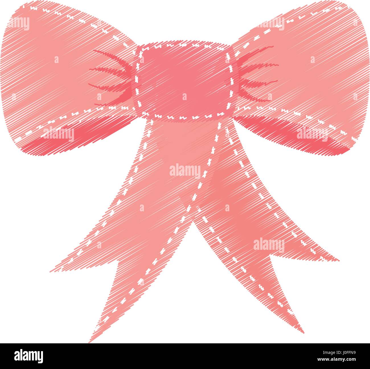 bow with ribbon isolated icon Stock Vector Image & Art - Alamy