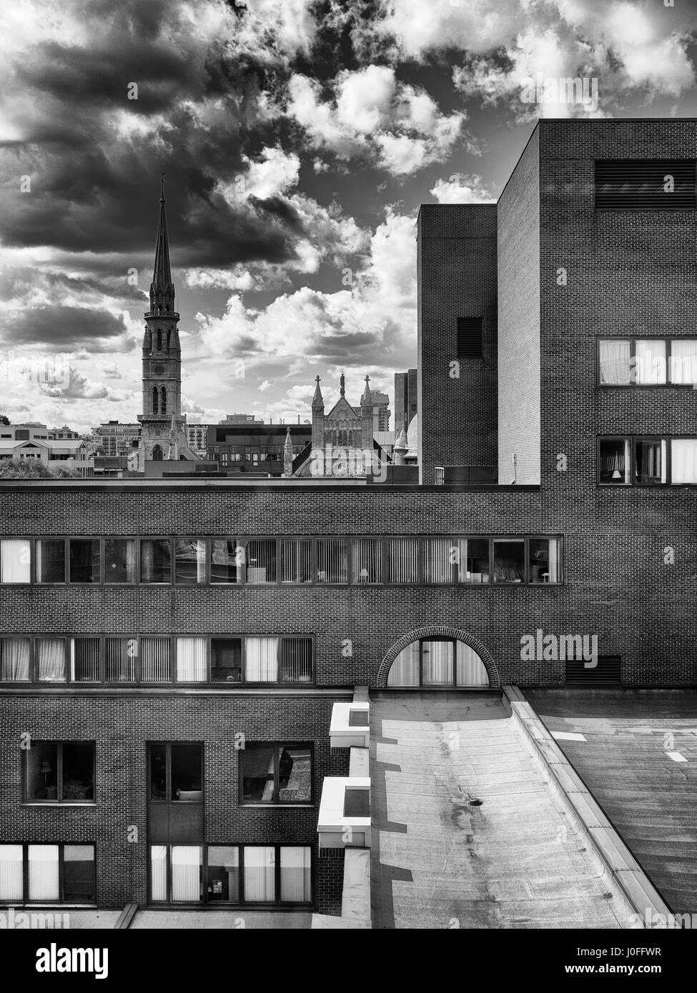Université du Québec a Montréal (UQAM), Montréal, Canada Stock Photo