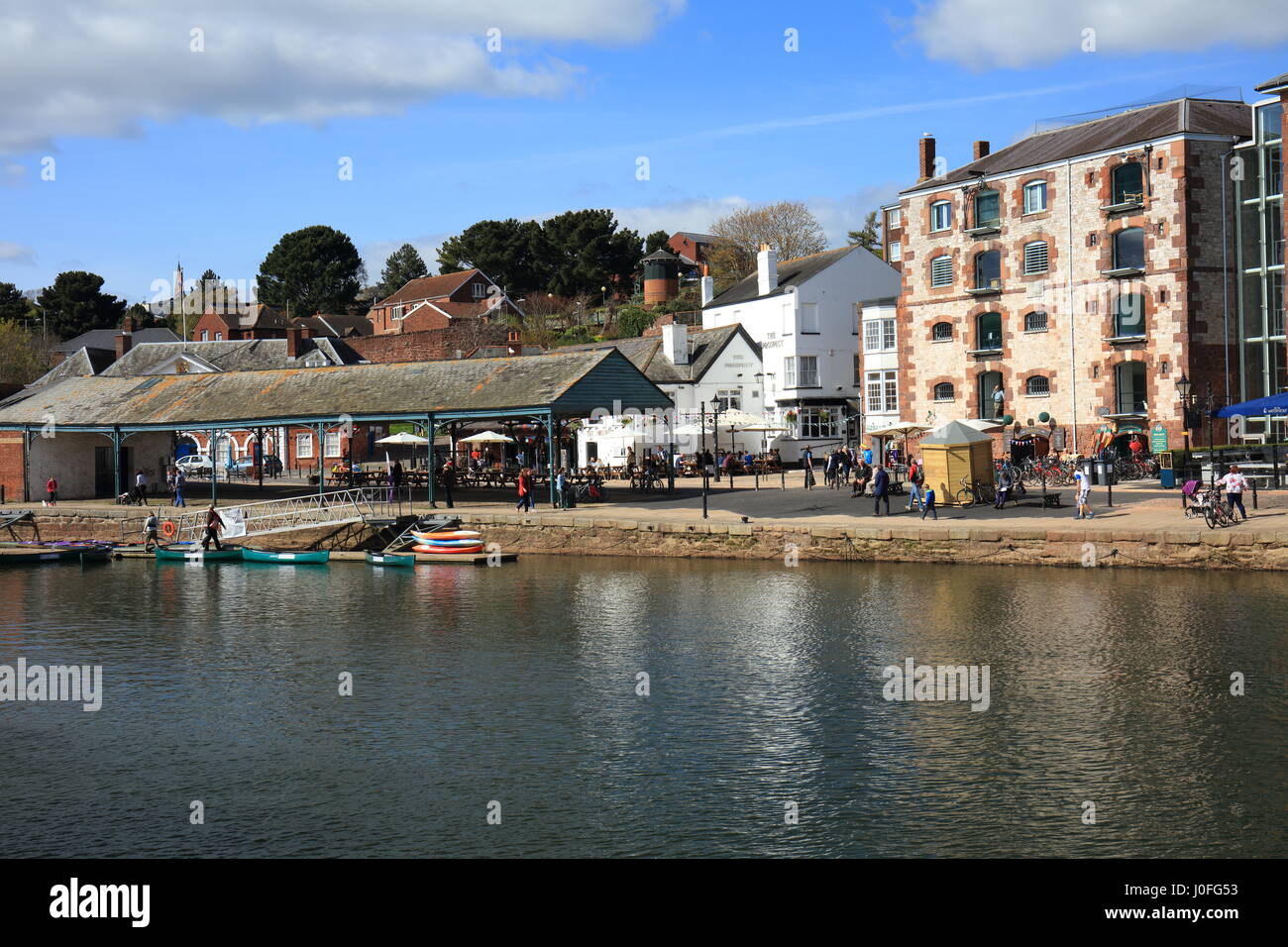Exeter Quay, Devon, England, UK Stock Photo Alamy