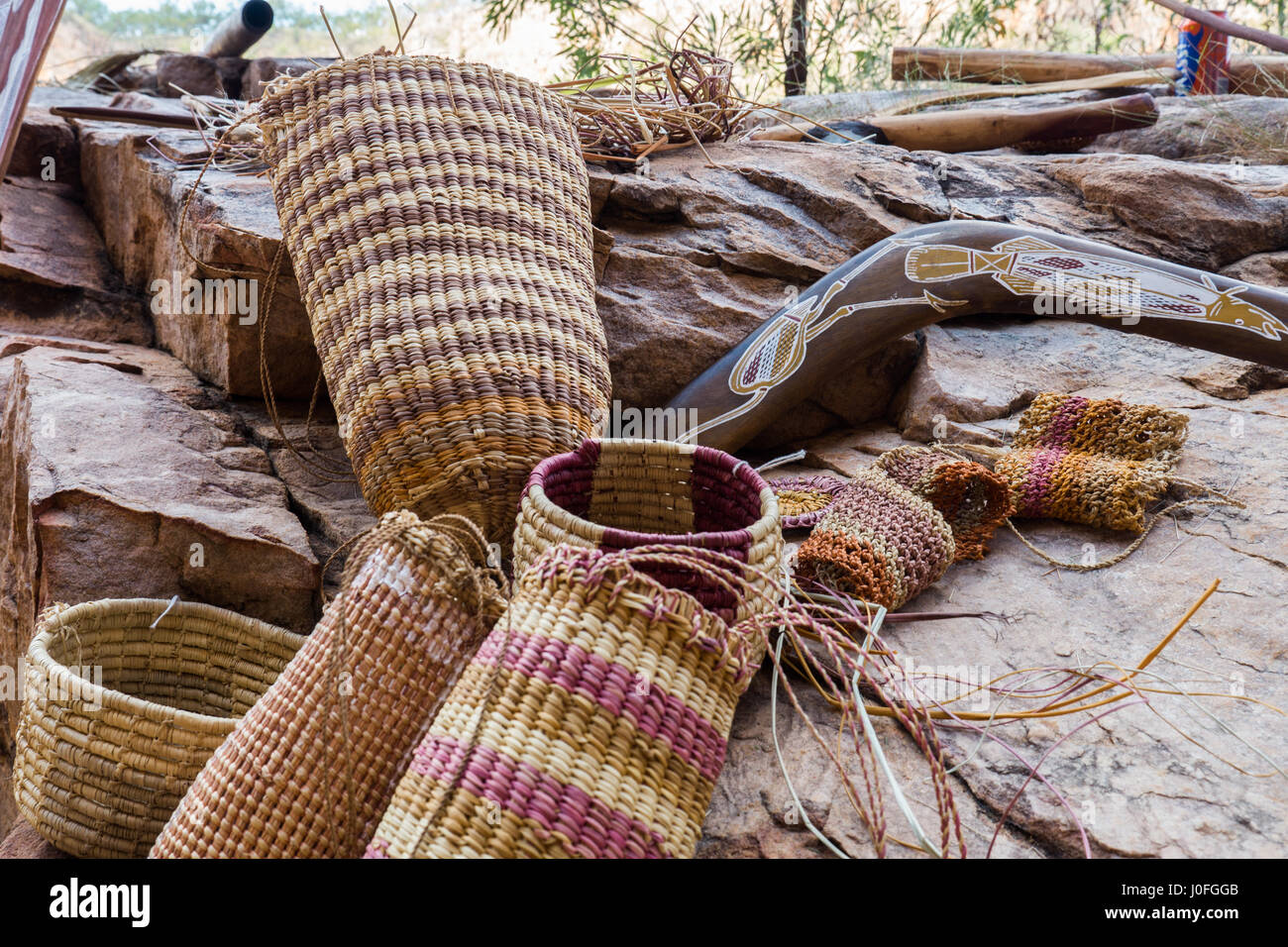 Aboriginal basket weaving hires stock photography and images Alamy