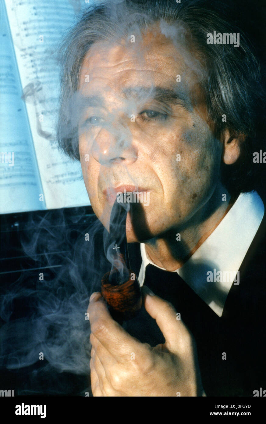 Lalo Schrifrin, portrait, Beverly Hills October 1999 Stock Photo