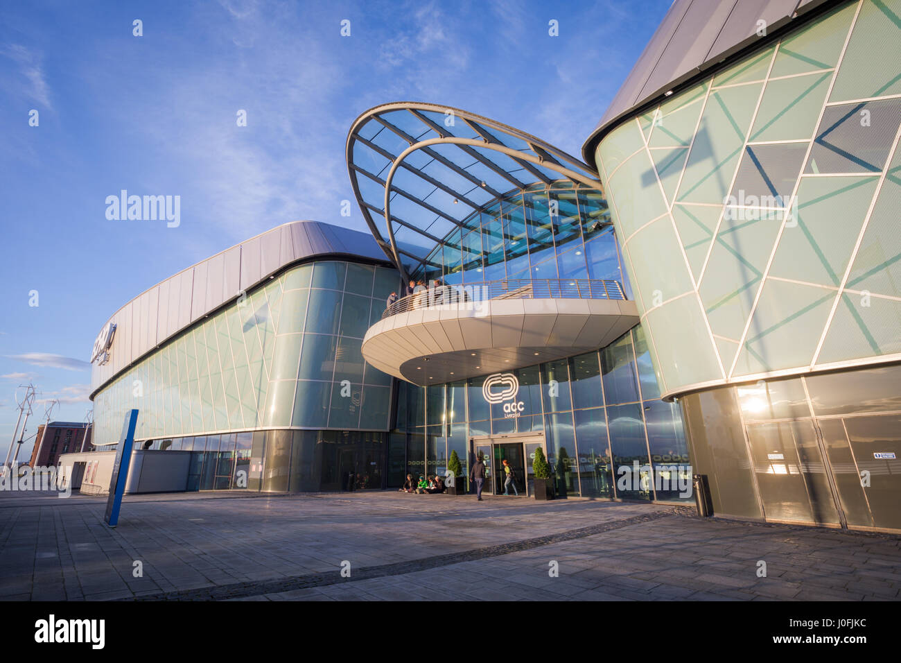 Arena and Convention Centre Liverpool (ACC Liverpool) venue city Stock Photo