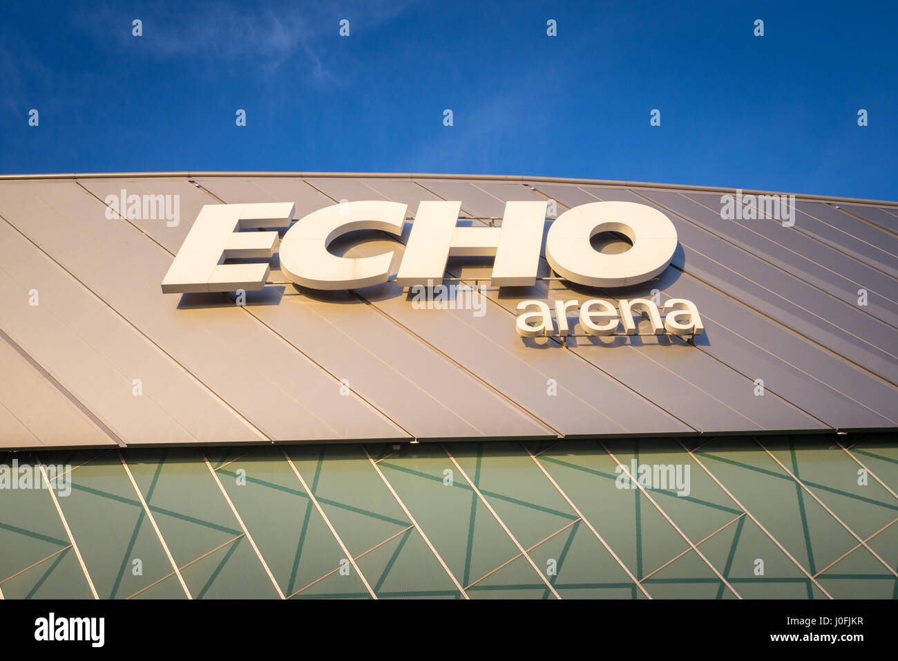 The Echo Arena, Liverpool venue 10,000 seat arena used to host concerts, exhibitions and events that opened in 2008 Stock Photo