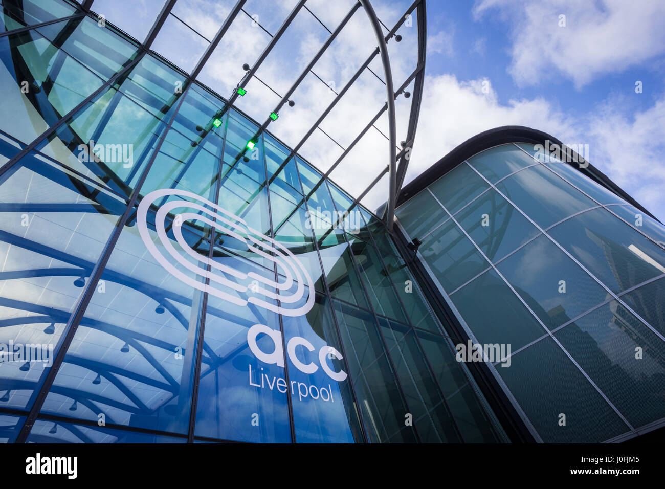 Arena and Convention Centre Liverpool (ACC Liverpool) venue city Stock Photo