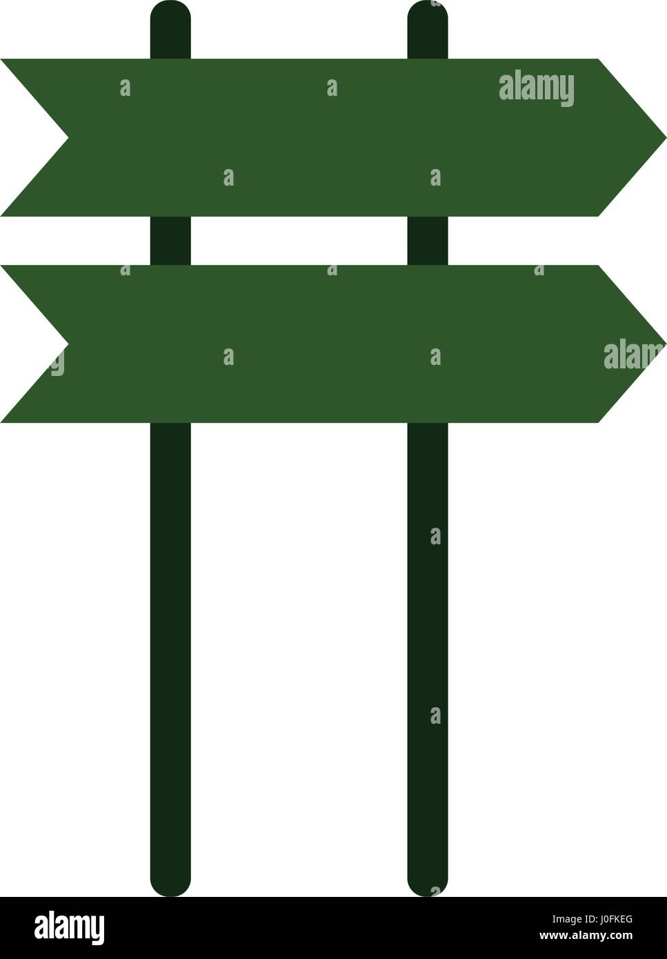 illustrated icon road signs on white background in vector Stock Vector ...