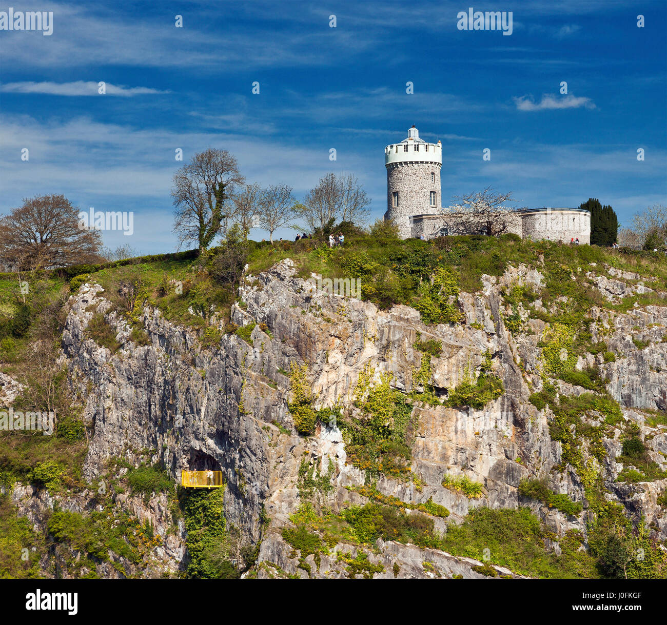 Clifton Observatory, Bristol. Stock Photo