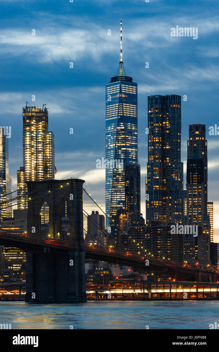 One world trade center of new york in the usa hires stock photography