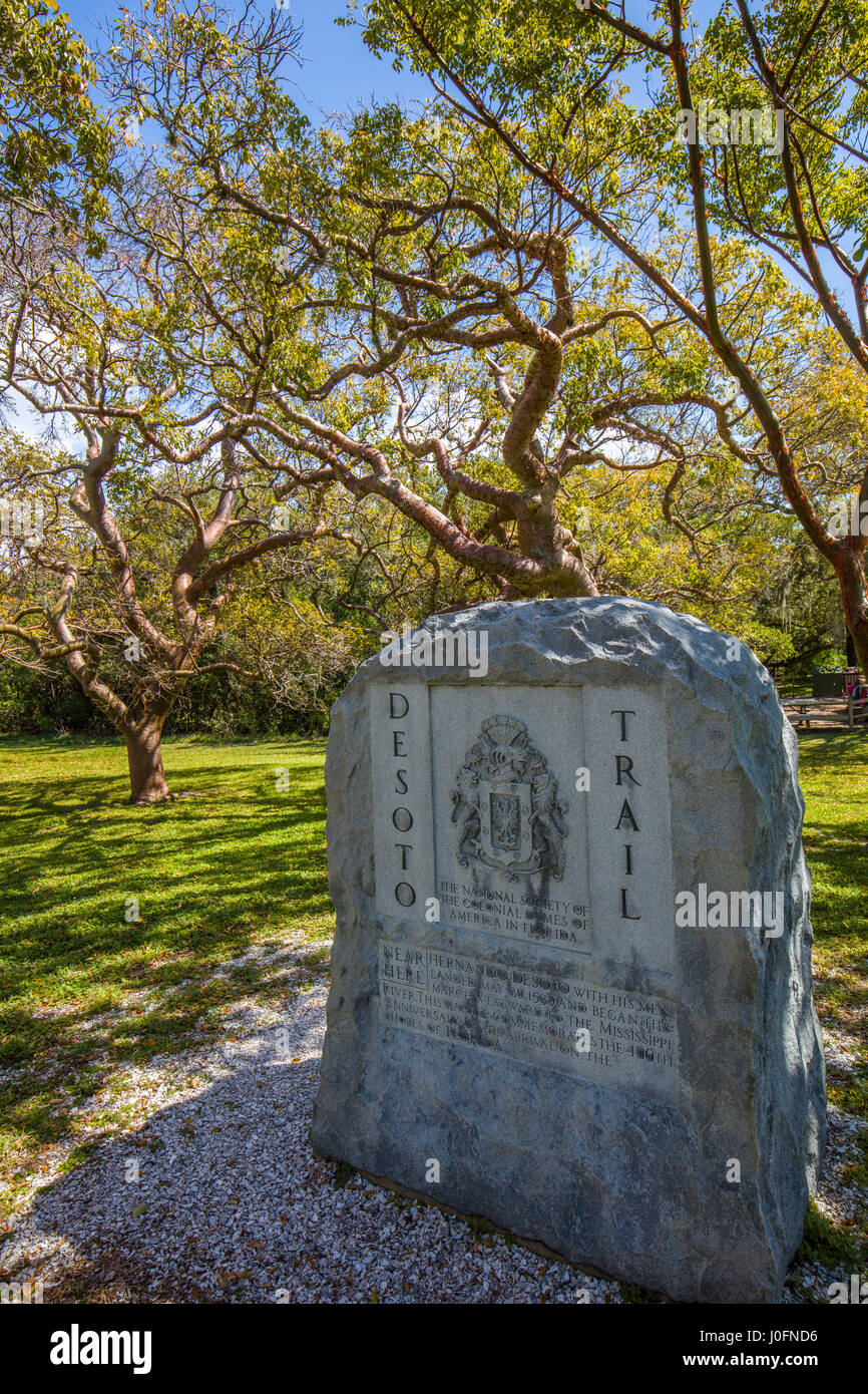 De Soto National Memorial in Bradington Florida Stock Photo