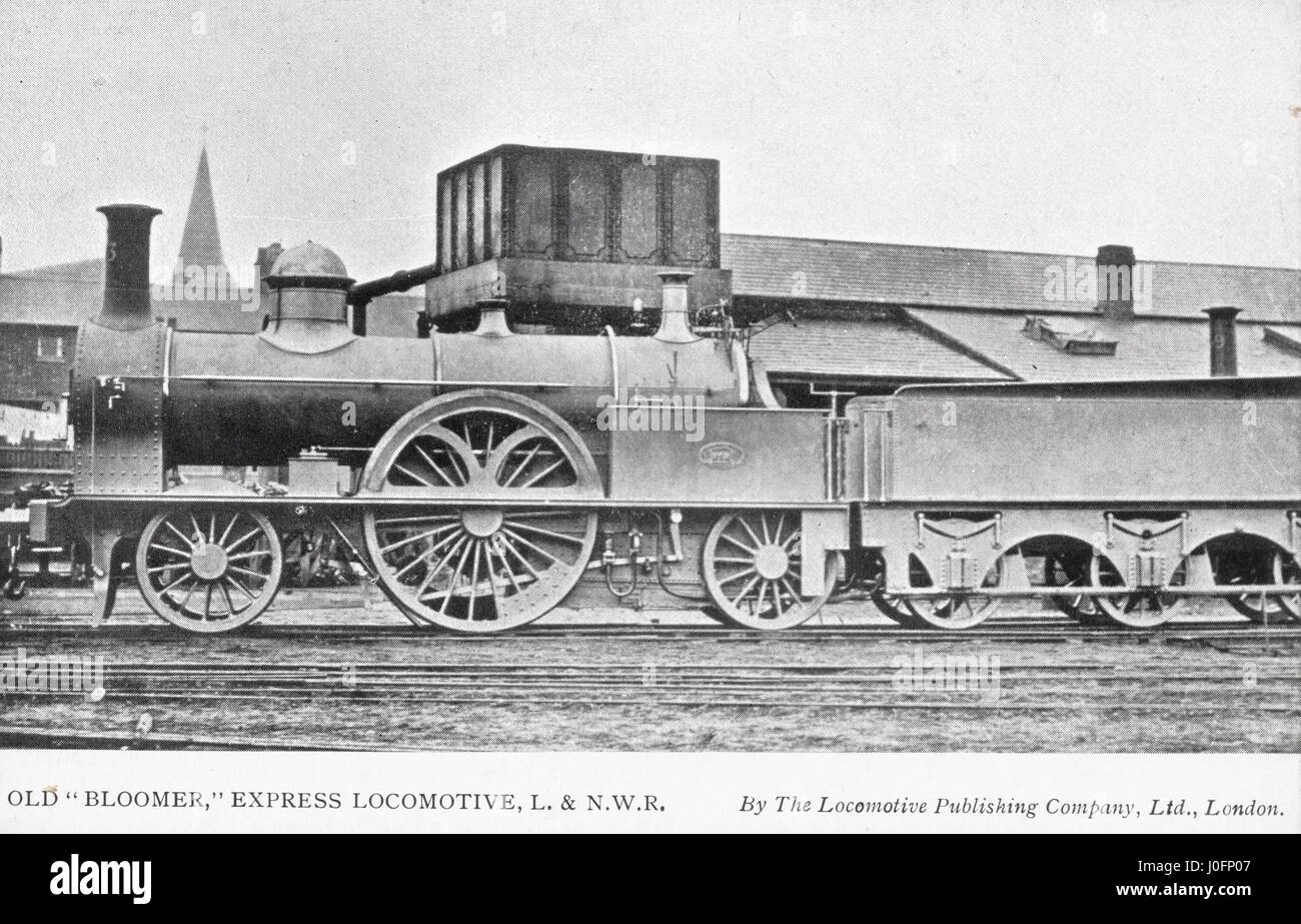 Locomotive no unknown: 'Old Bloomer' Express Stock Photo