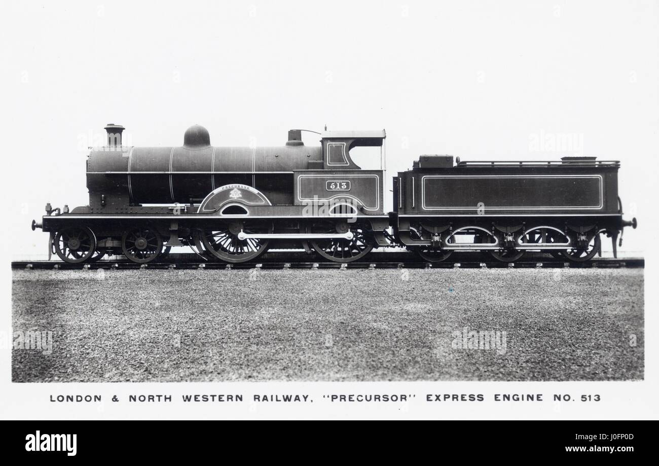 Locomotive no 513: 'Precursor' built in 1904 Express Engine Stock Photo