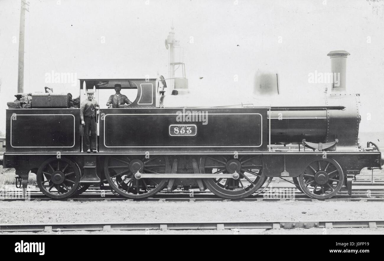 Locomotive no 863: built in 1895 Stock Photo