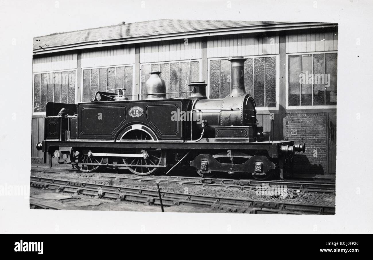 Locomotive no 12: 'North London' 4-4-0 engine Stock Photo