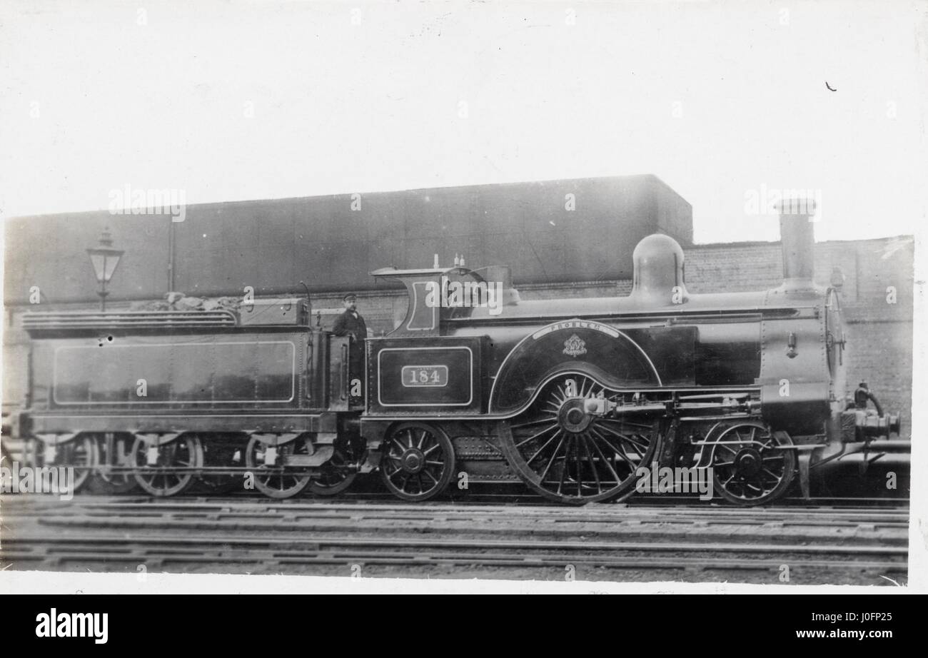 Locomotive no 184: 'Problem' built c1860 Stock Photo