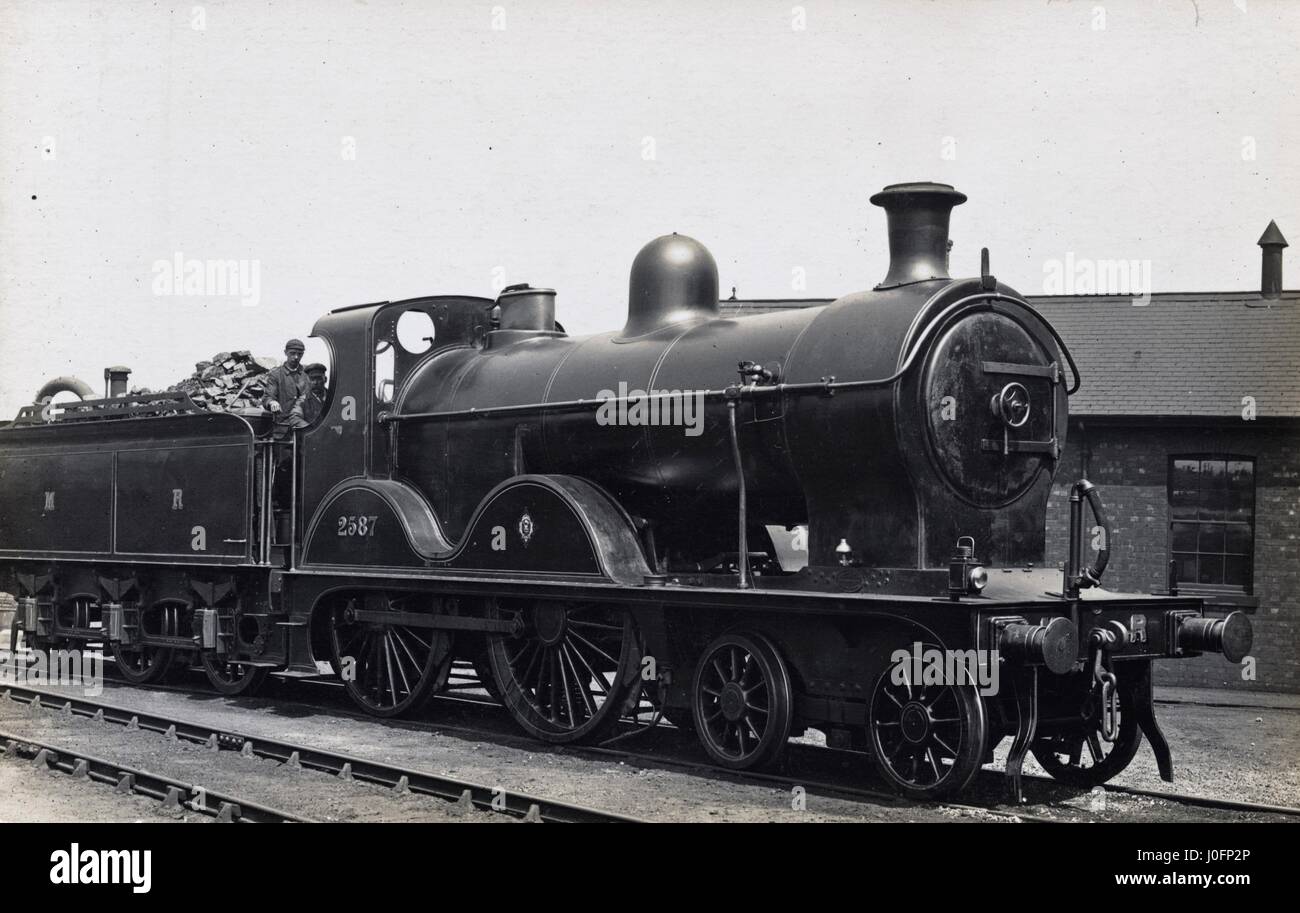 Locomotive no 2587: 4-4-0 Stock Photo - Alamy