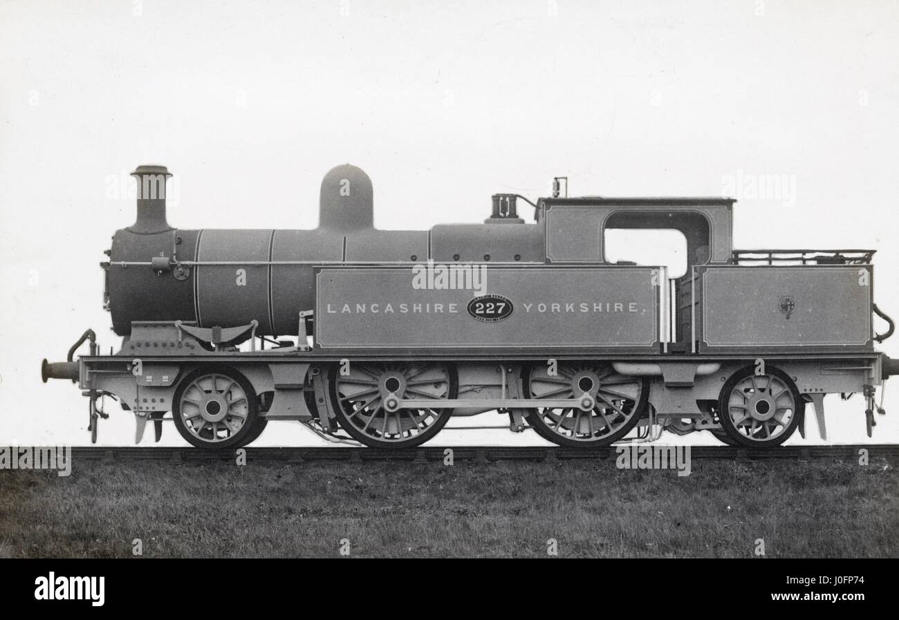 Locomotive no 227: 2-4-2 Stock Photo