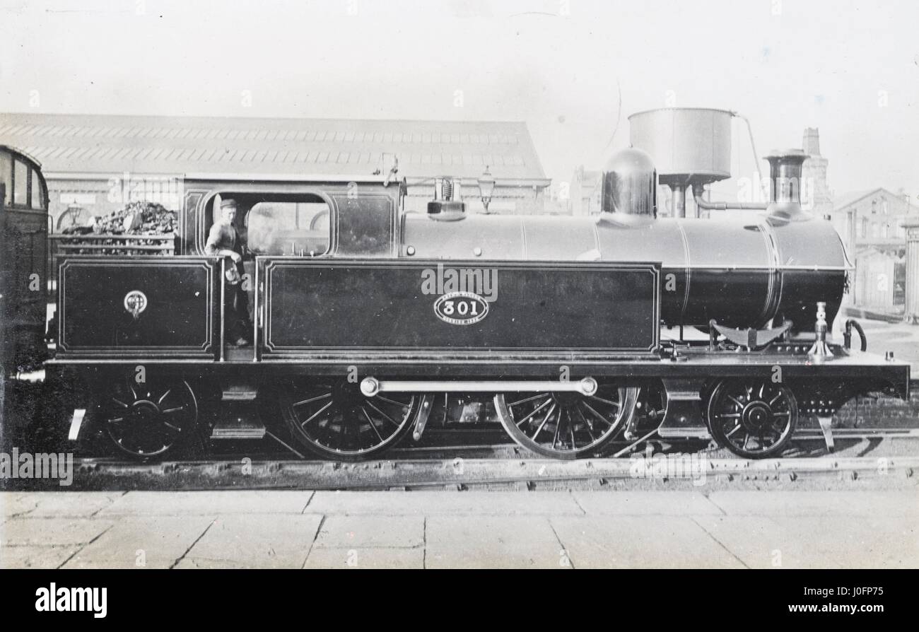 Locomotive no 301: 2-4-2 Stock Photo