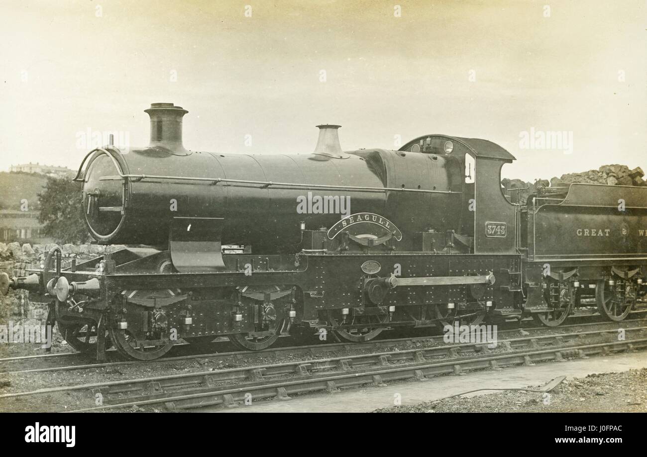 Locomotive no 3743: 'Seagull' 4-4-0 Stock Photo