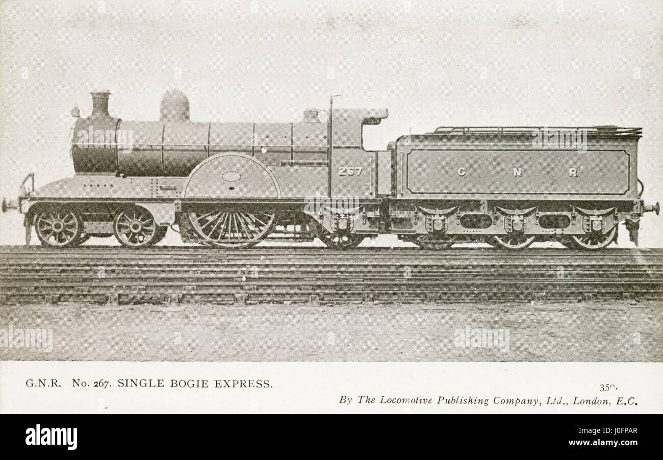 Locomotive no 267: Single Bogie Express Stock Photo