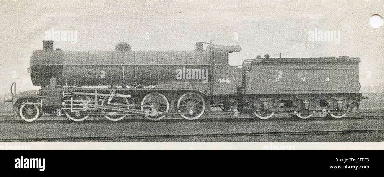 Locomotive no 456: 2-8-0 engine Stock Photo