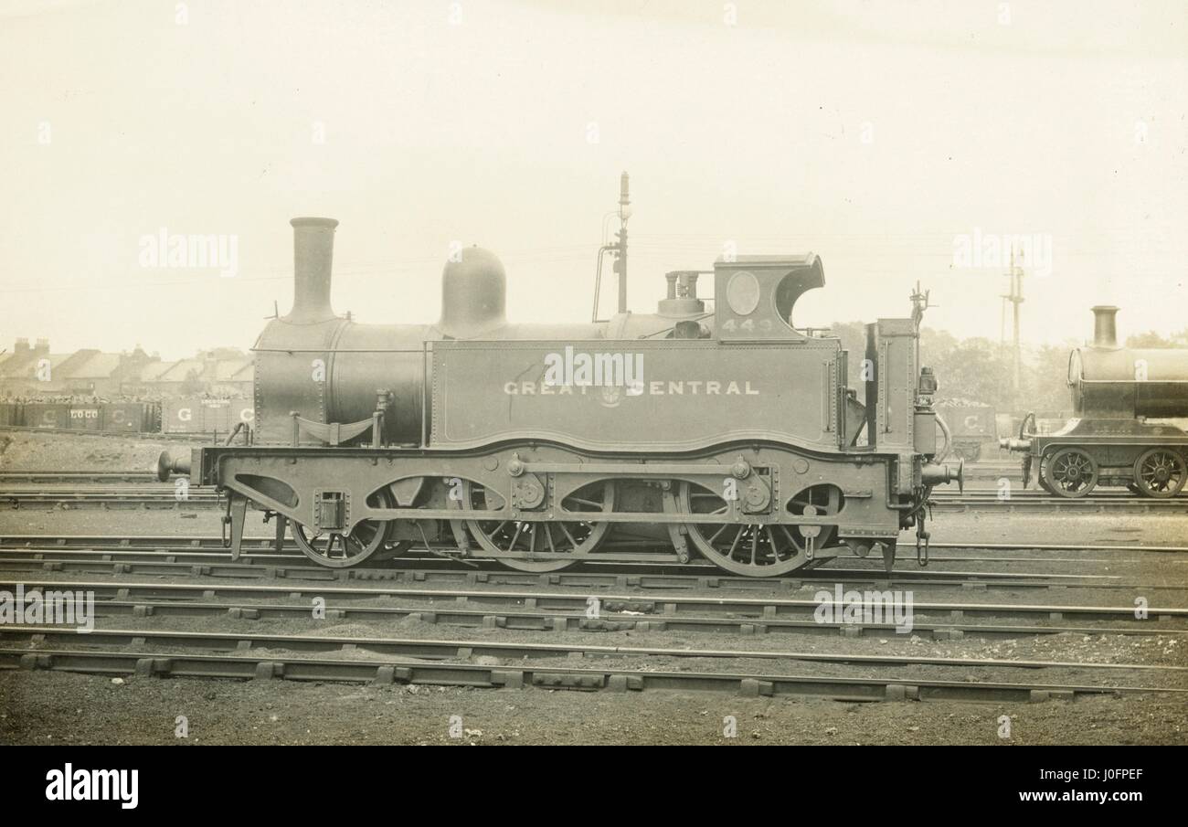 Locomotive no 449: 2-4-0 engine Stock Photo