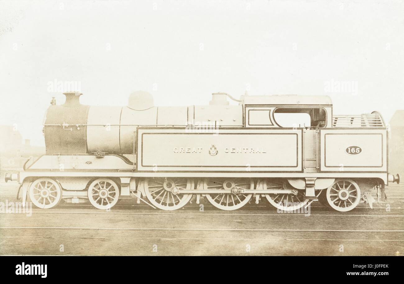 Locomotive no 165: 4-6-2 tank engine Stock Photo
