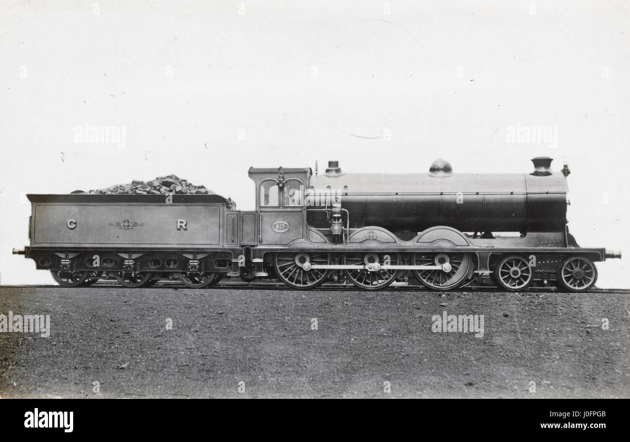 Locomotive no 917: 4-6-0 Stock Photo