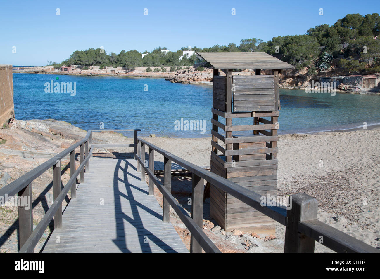Gracio Cove Beach, Ibiza; Spain Stock Photo