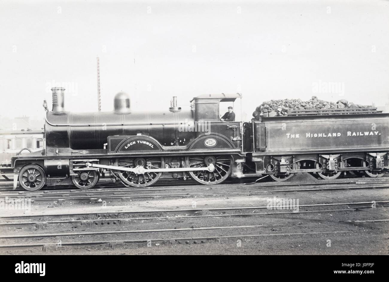 Locomotive no 126: 'Loch Tummel' 4-4-0 Loch Class, built 1896. Designed by David Jones, renumbered 14386 by the London, Midland and Scottish Railway Stock Photo