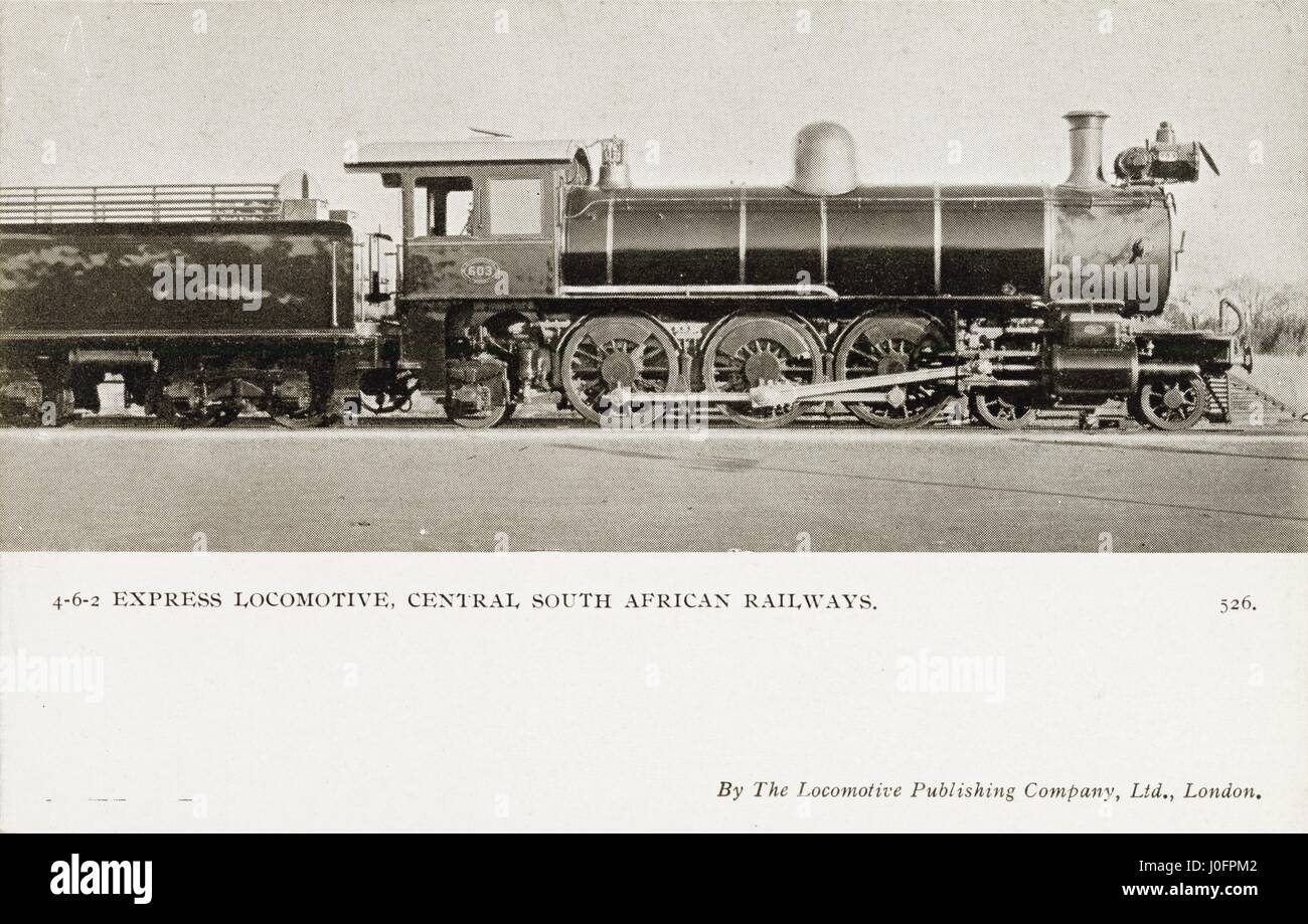 Locomotive no 603: 4-6-2 Express locomotive Stock Photo