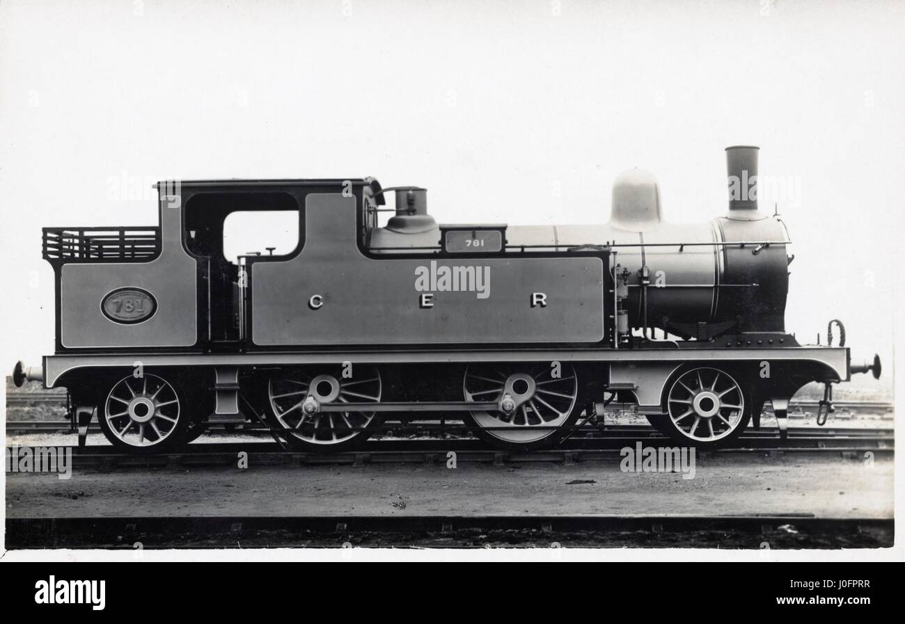 Locomotive no 781: 2-4-2 Stock Photo