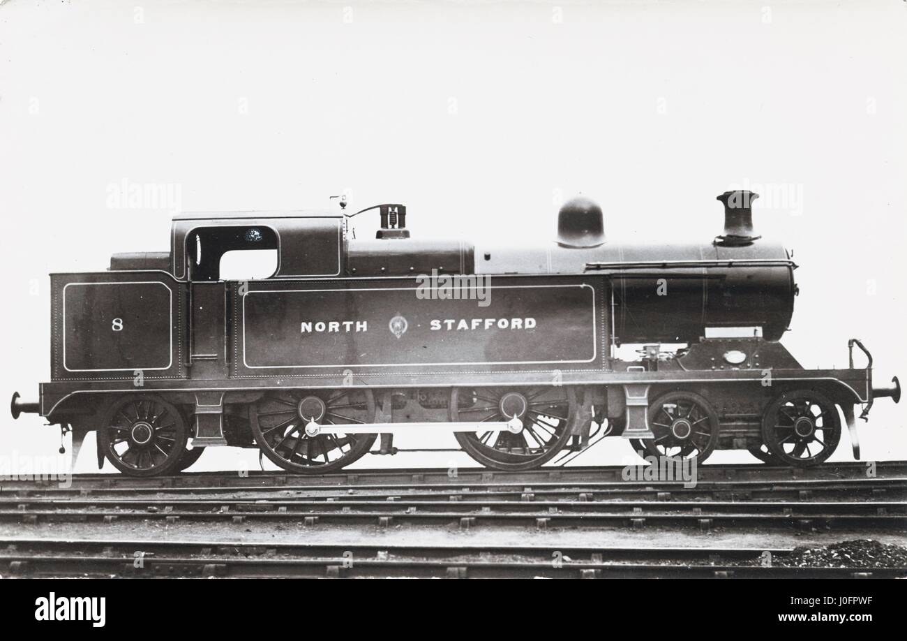 Locomotive no 8: 4-4-2 Stock Photo