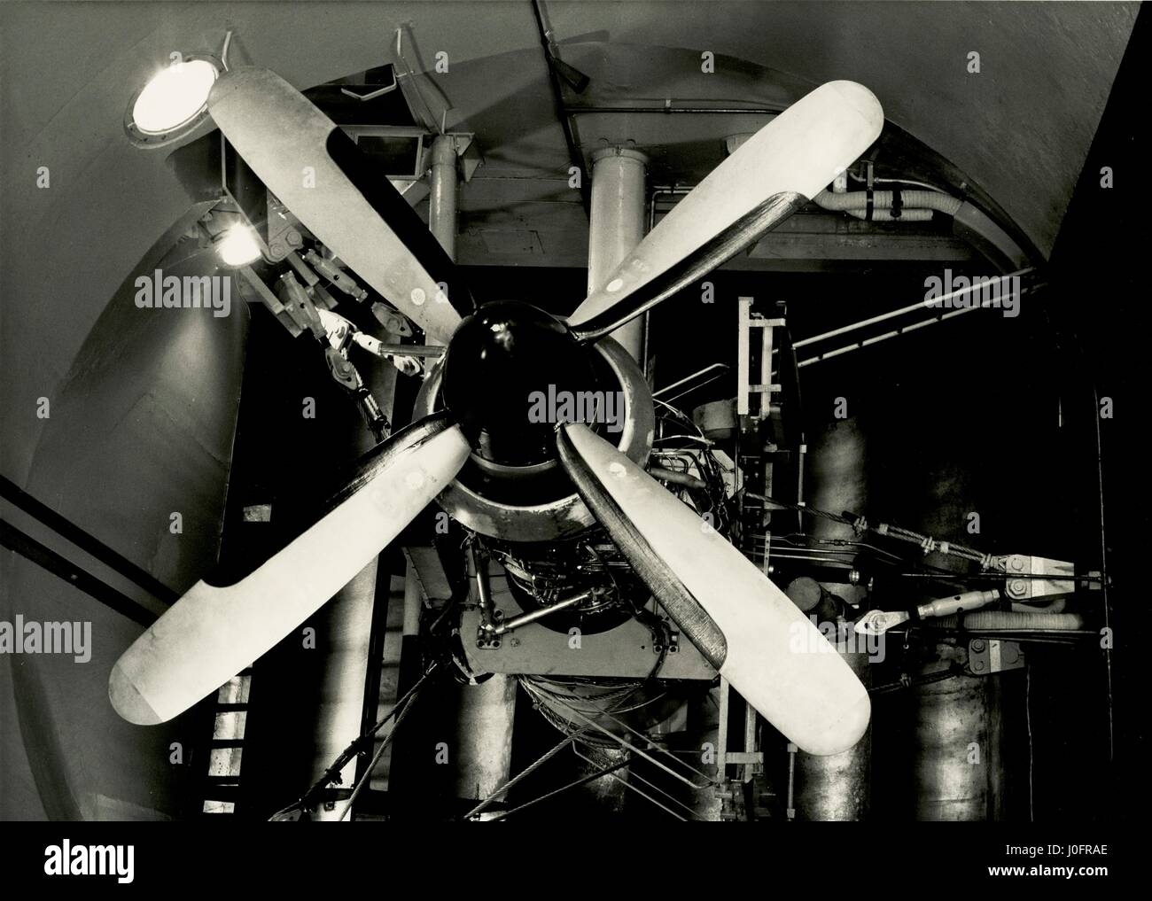 Napier Eland power plant, propeller view Stock Photo